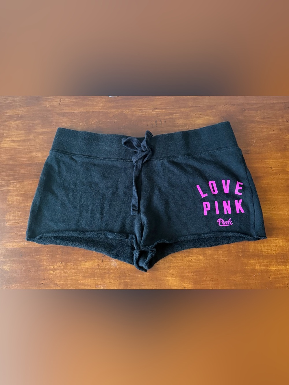 Victoria's Secret Pink Black and Purple Shorts S